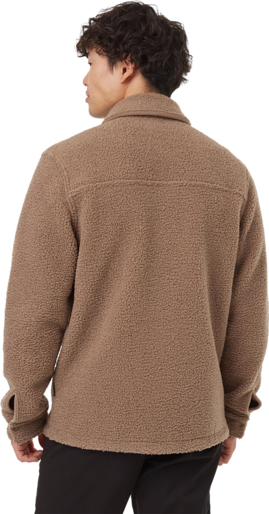 Numéro de l'image de la galerie de produits 6 pour le produit Manteau-chemise réversible en molleton recyclé Boucle - Homme