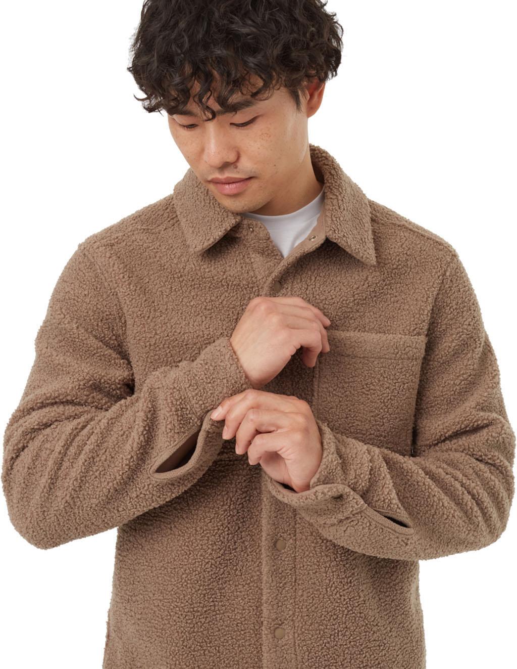 Numéro de l'image de la galerie de produits 8 pour le produit Manteau-chemise réversible en molleton recyclé Boucle - Homme