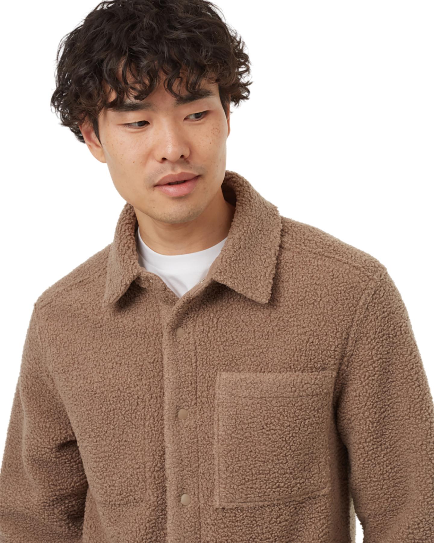 Numéro de l'image de la galerie de produits 3 pour le produit Manteau-chemise réversible en molleton recyclé Boucle - Homme