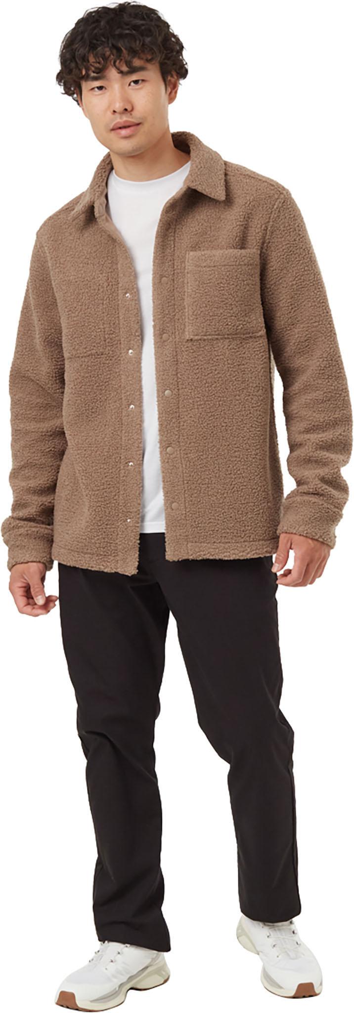Numéro de l'image de la galerie de produits 5 pour le produit Manteau-chemise réversible en molleton recyclé Boucle - Homme