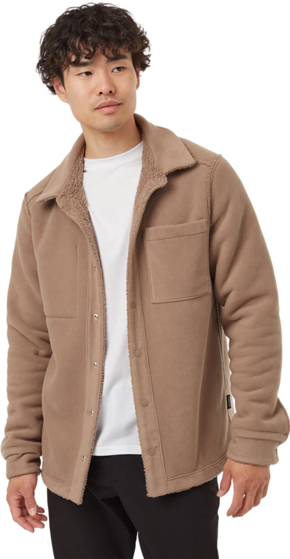 Numéro de l'image de la galerie de produits 2 pour le produit Manteau-chemise réversible en molleton recyclé Boucle - Homme