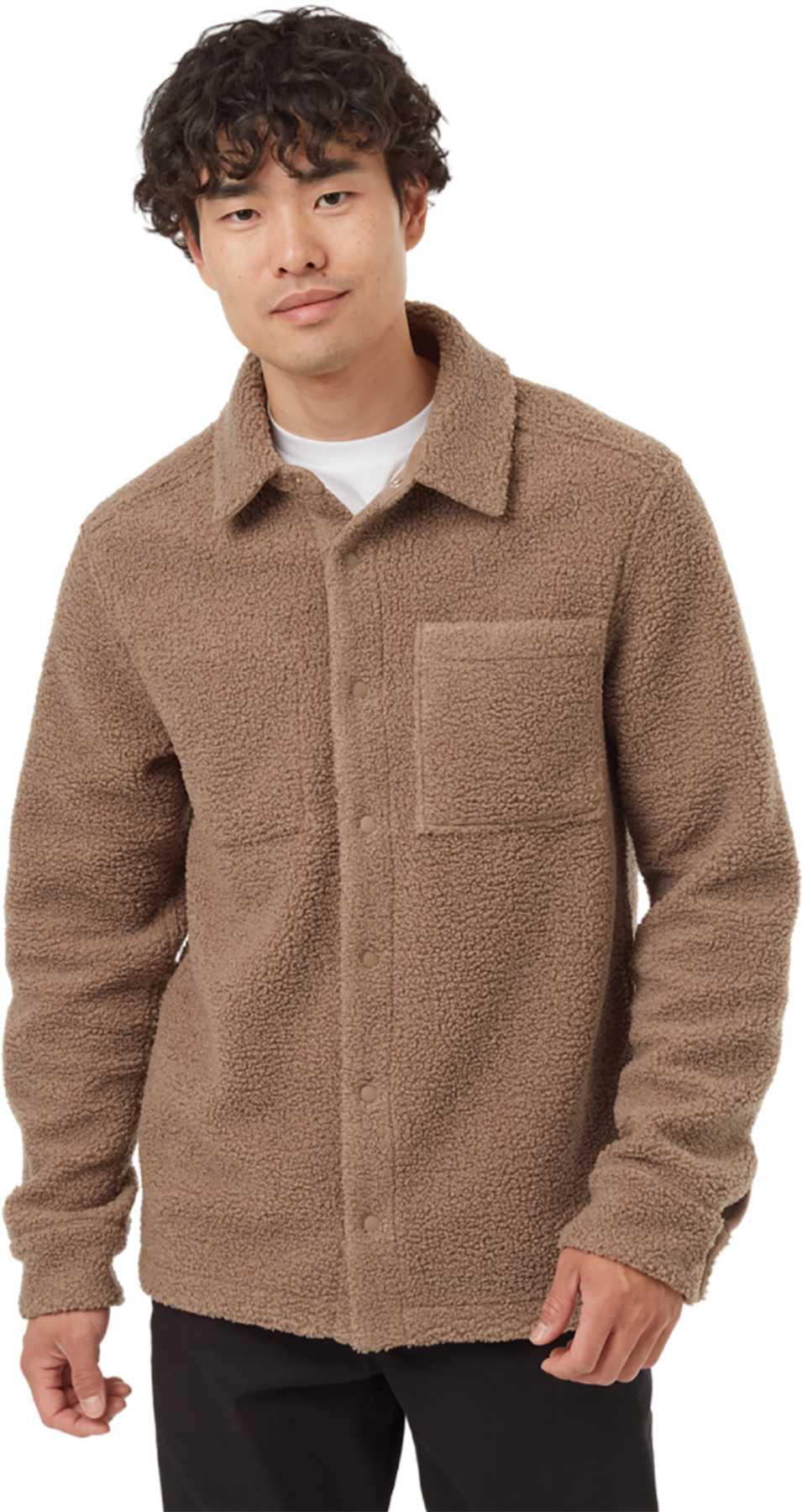 Image de produit pour Manteau-chemise réversible en molleton recyclé Boucle - Homme