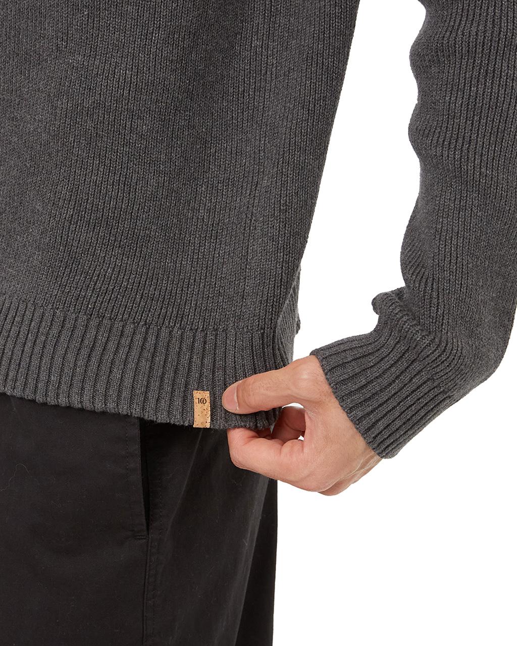 Product gallery image number 2 for product Highline Ribbed Blocked Crew Top - Men's