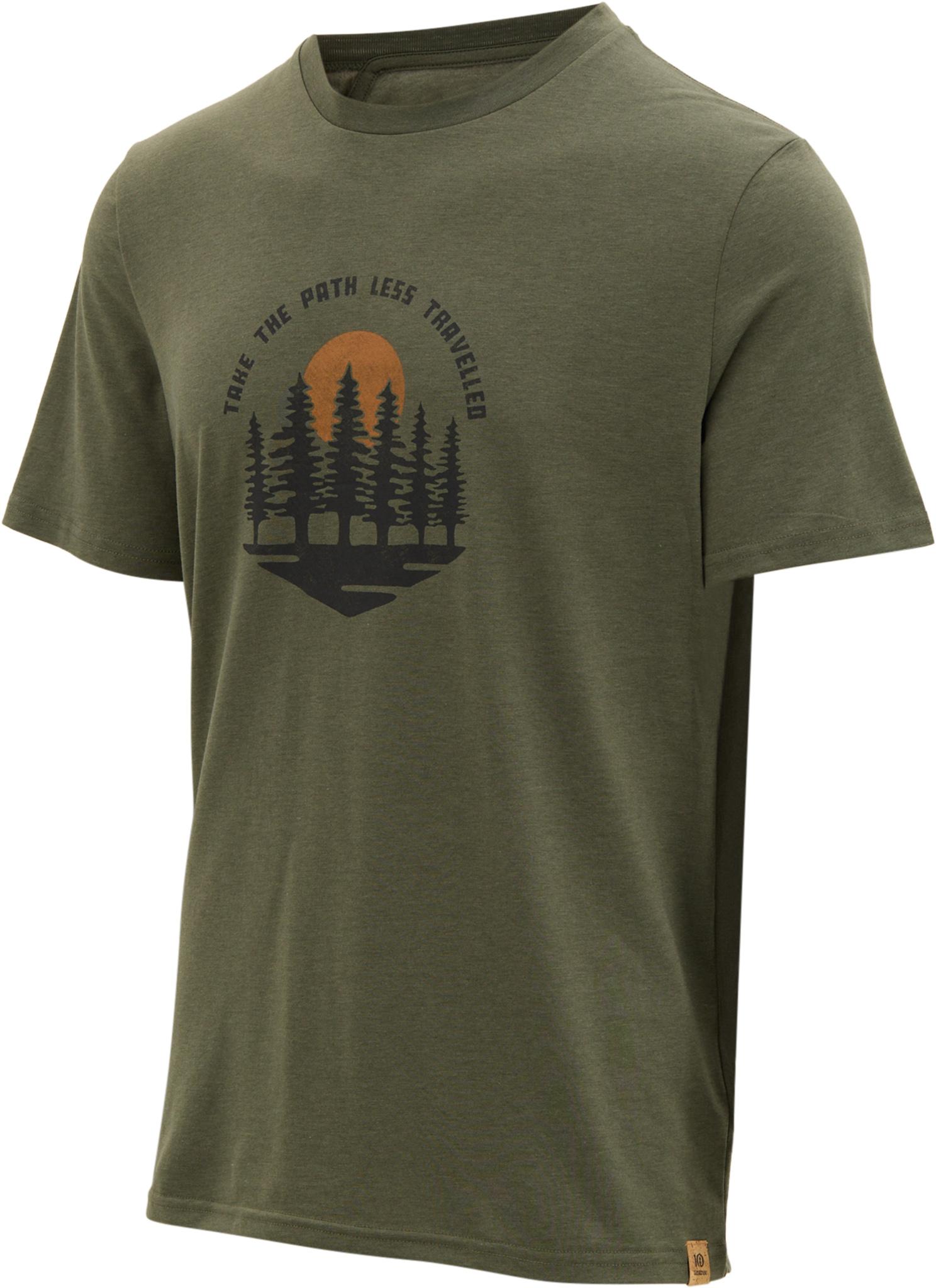 Product gallery image number 2 for product T-shirt graphique à manches courtes et col rond Path Less Travelled - Homme