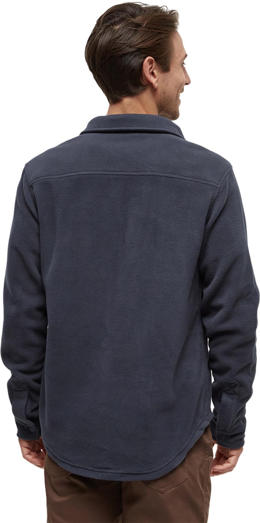 Product gallery image number 2 for product Colville Recycled MicroFleece Long Sleeve Shirt Jacket - Men's