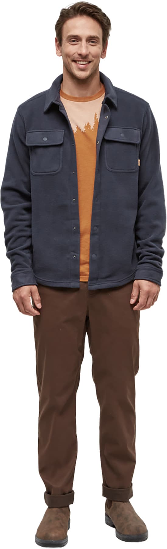 Product gallery image number 3 for product Colville Recycled MicroFleece Long Sleeve Shirt Jacket - Men's