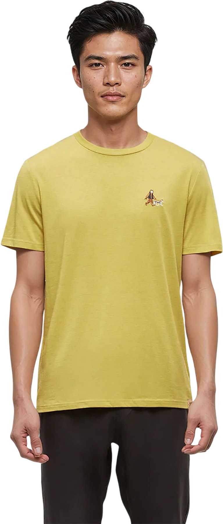 Rustic Yellow Heather - Dog Walk - Midnight Blue