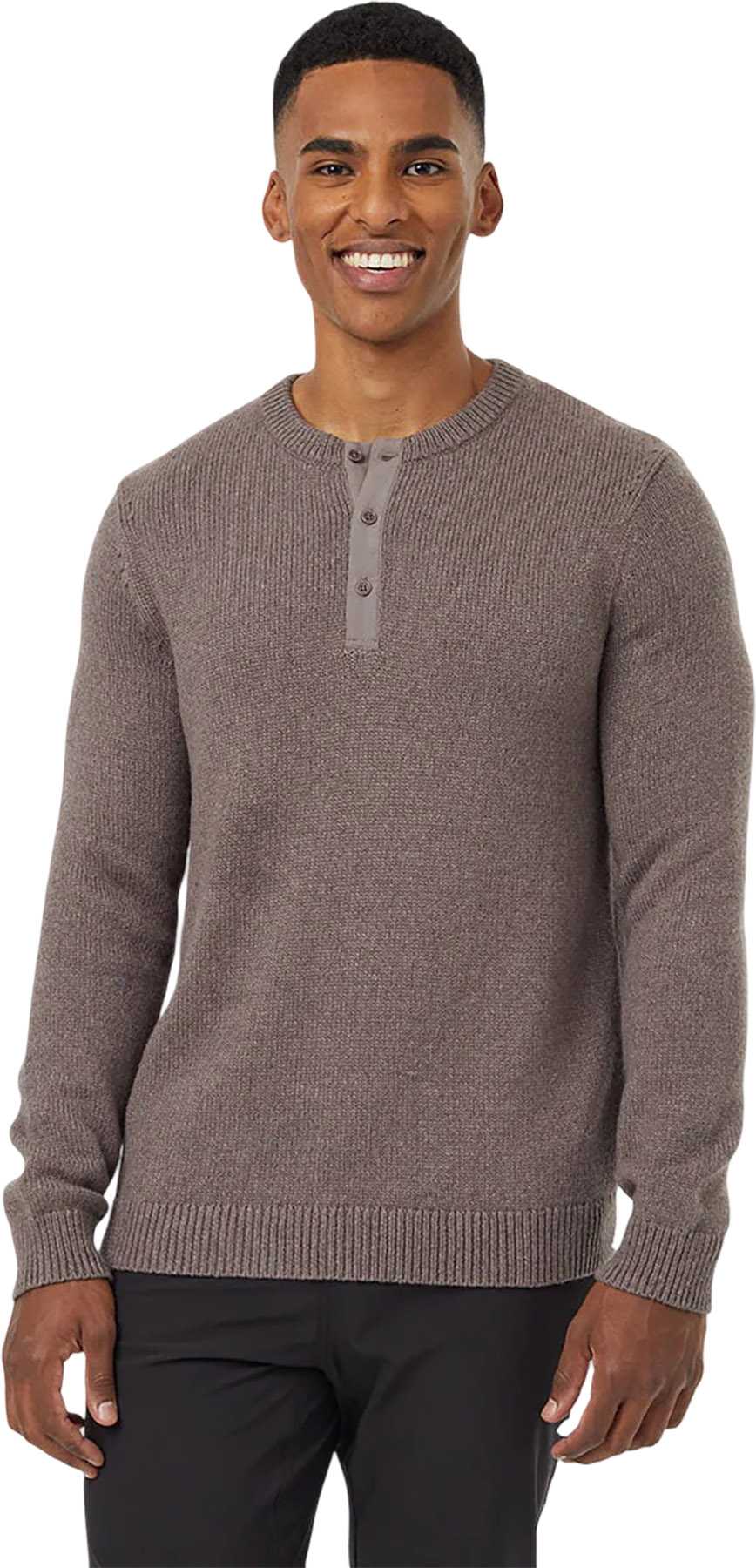 Image de produit pour Chandail de laine à patte de boutonnage Highline - Homme