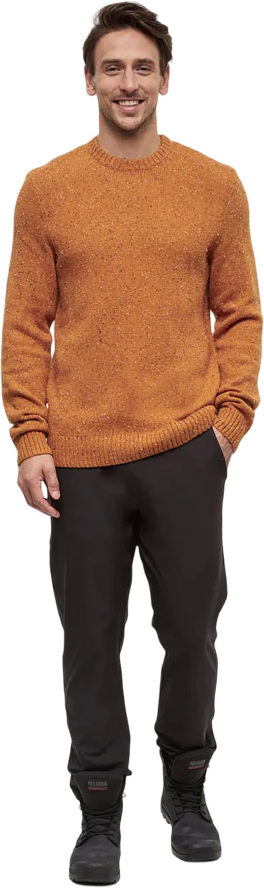 Product gallery image number 3 for product Highline Nep Crew Neck Sweater - Men's