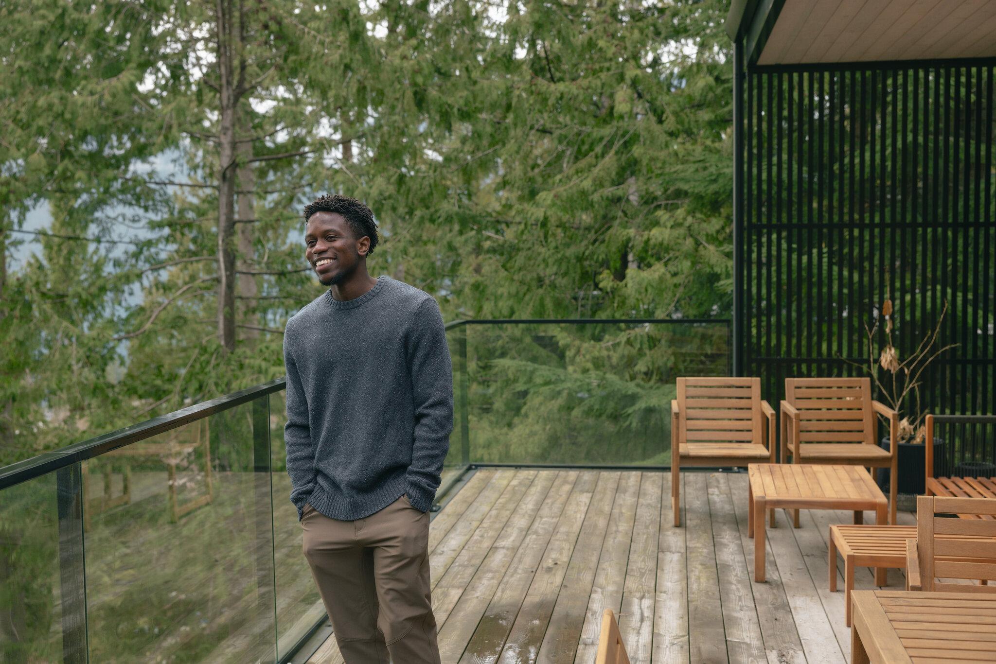 Product gallery image number 2 for product Highline Nep Crew Neck Sweater - Men's