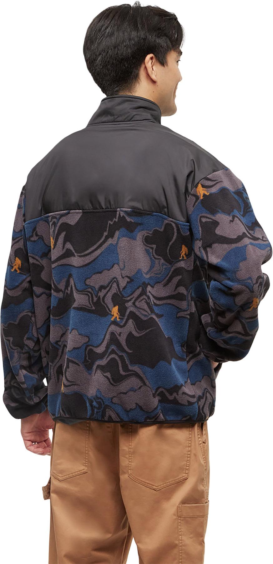 Product gallery image number 2 for product Recycled MicroFleece Contrast 1/4 Snap Sweatshirt - Men's