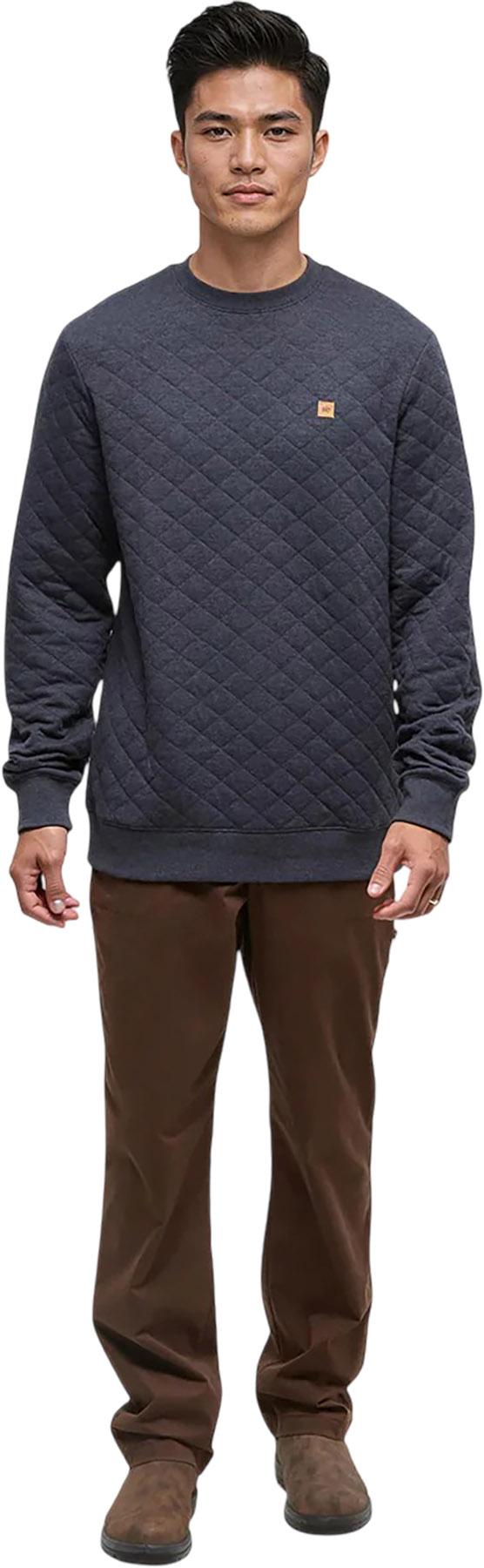 Product gallery image number 3 for product Reynard Quilted Classic Crew Neck Sweatshirt - Men's