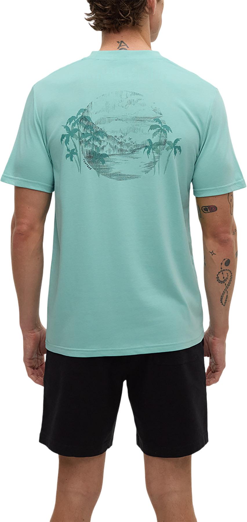 Product gallery image number 2 for product Haiti Palm Overlay T-Shirt - Men's