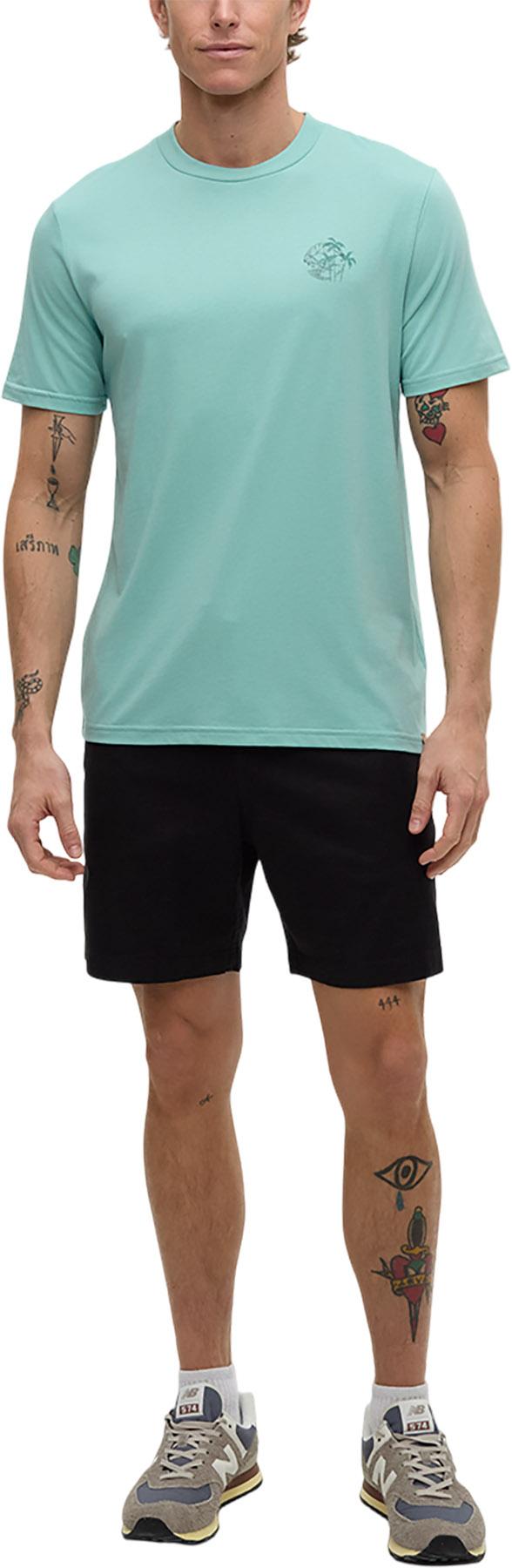 Product gallery image number 3 for product Haiti Palm Overlay T-Shirt - Men's