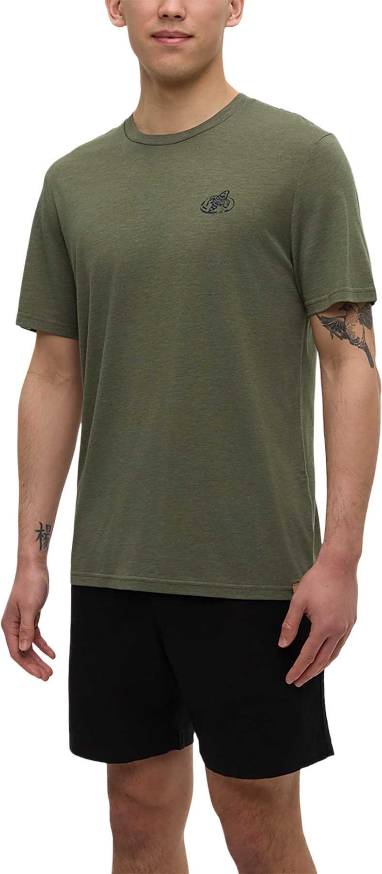 Deep Olive Heather - Midnight Blue