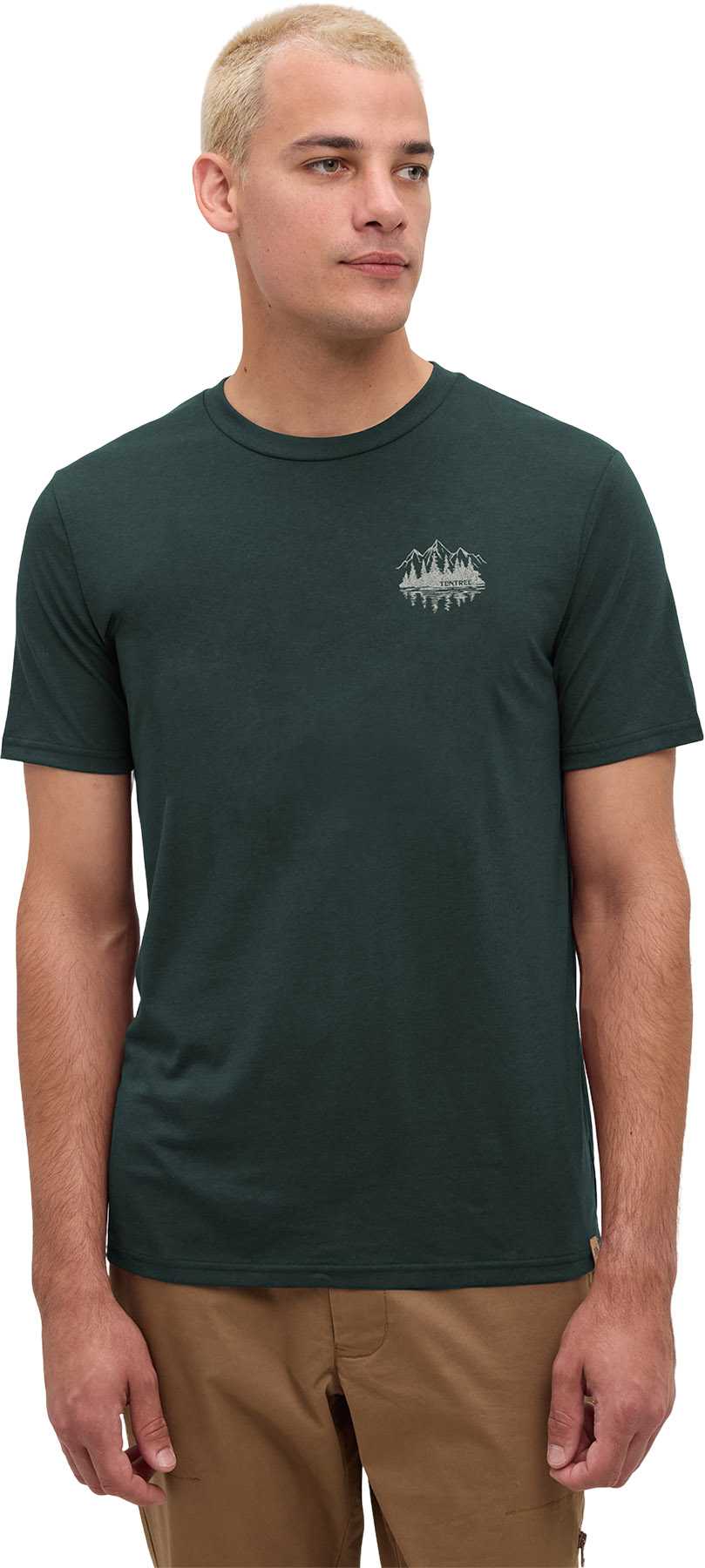 Dark Forest Green - Cotton White