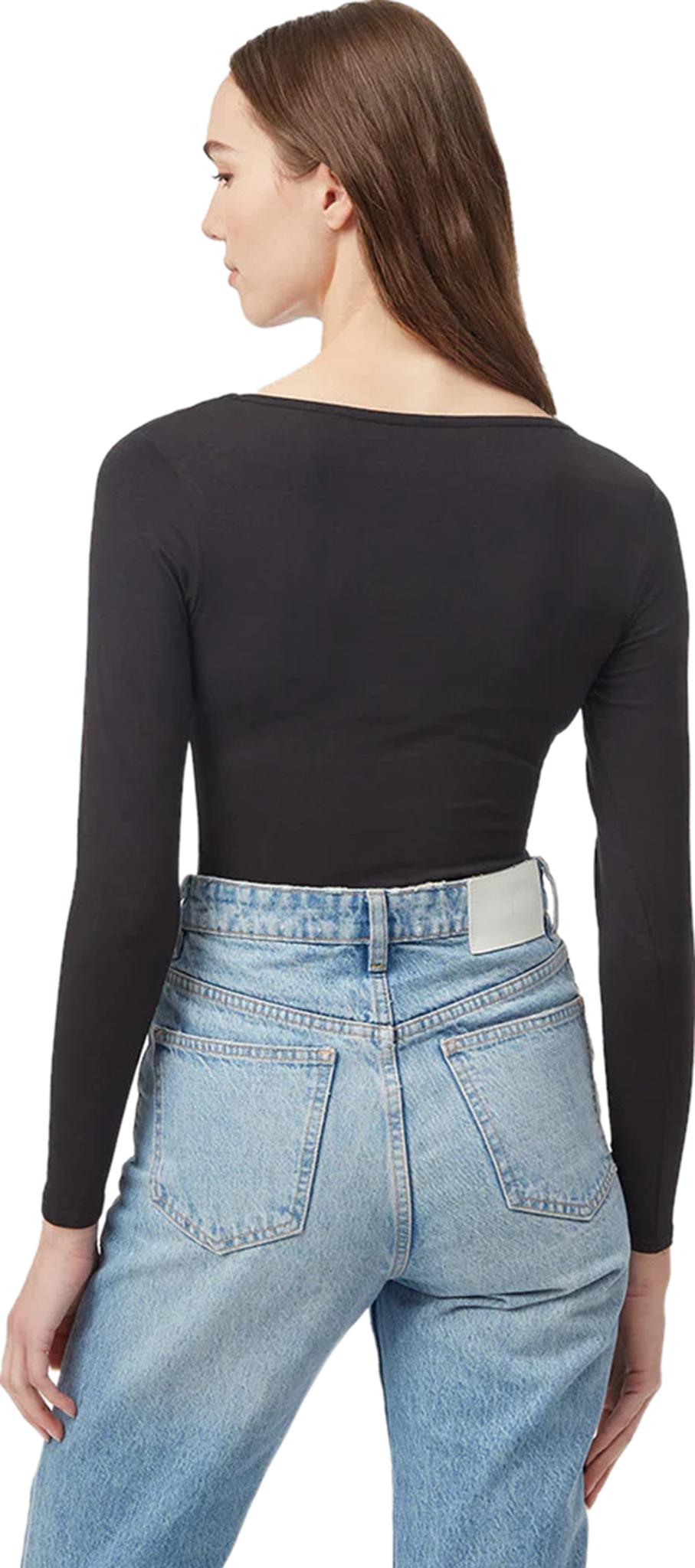 Product gallery image number 2 for product Scoop Neck Longsleeve Bodysuit - Women's