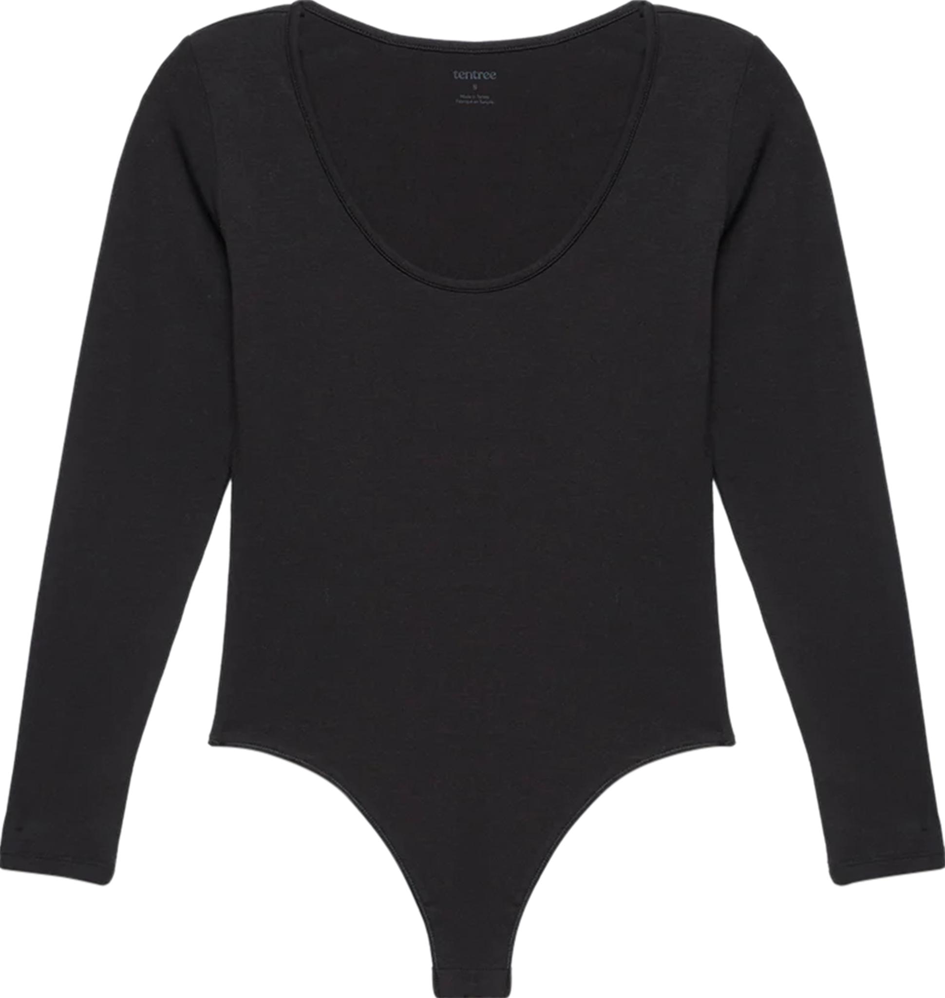 Product gallery image number 1 for product Scoop Neck Longsleeve Bodysuit - Women's