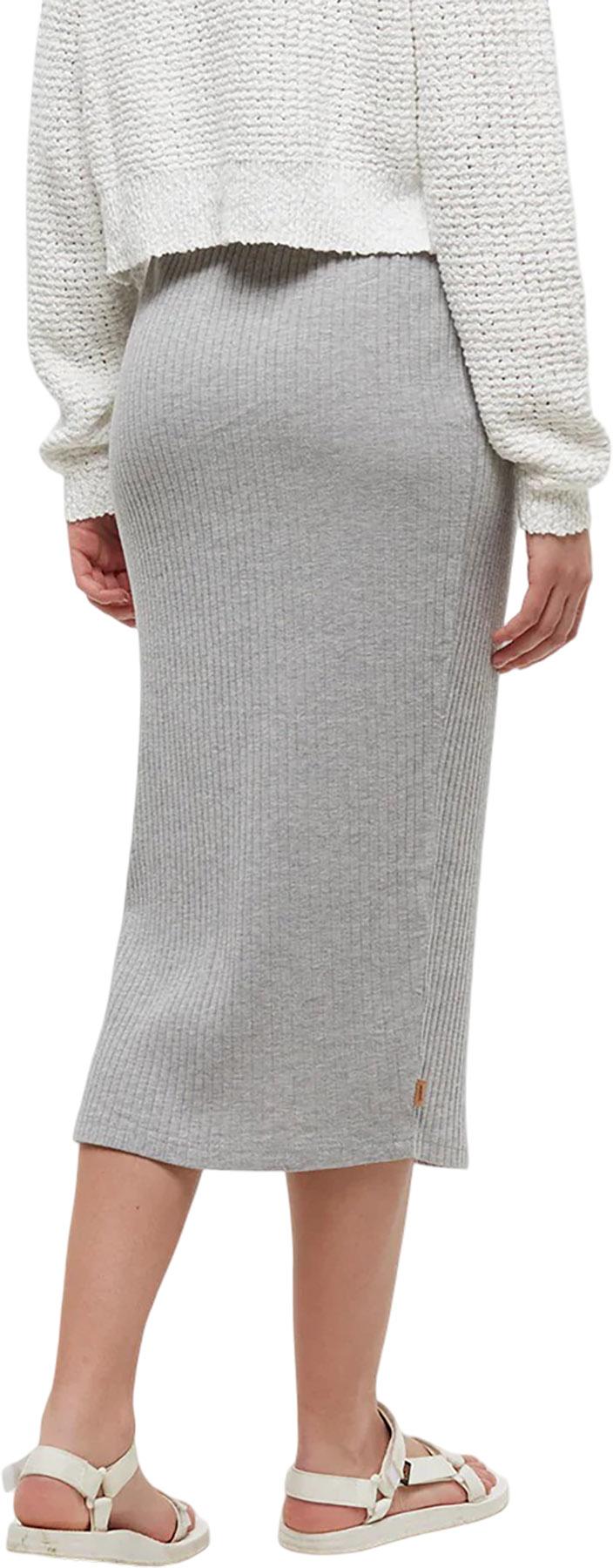 Product gallery image number 2 for product High-Rise Knit Rib Midi Skirt - Women's