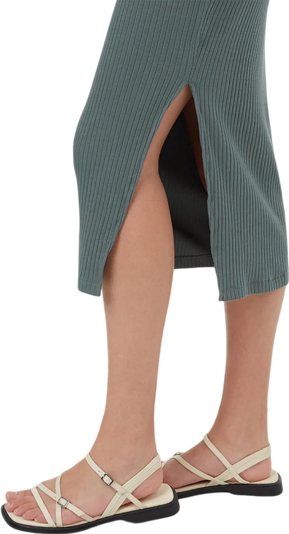 Product gallery image number 2 for product High-Rise Knit Rib Midi Skirt - Women's