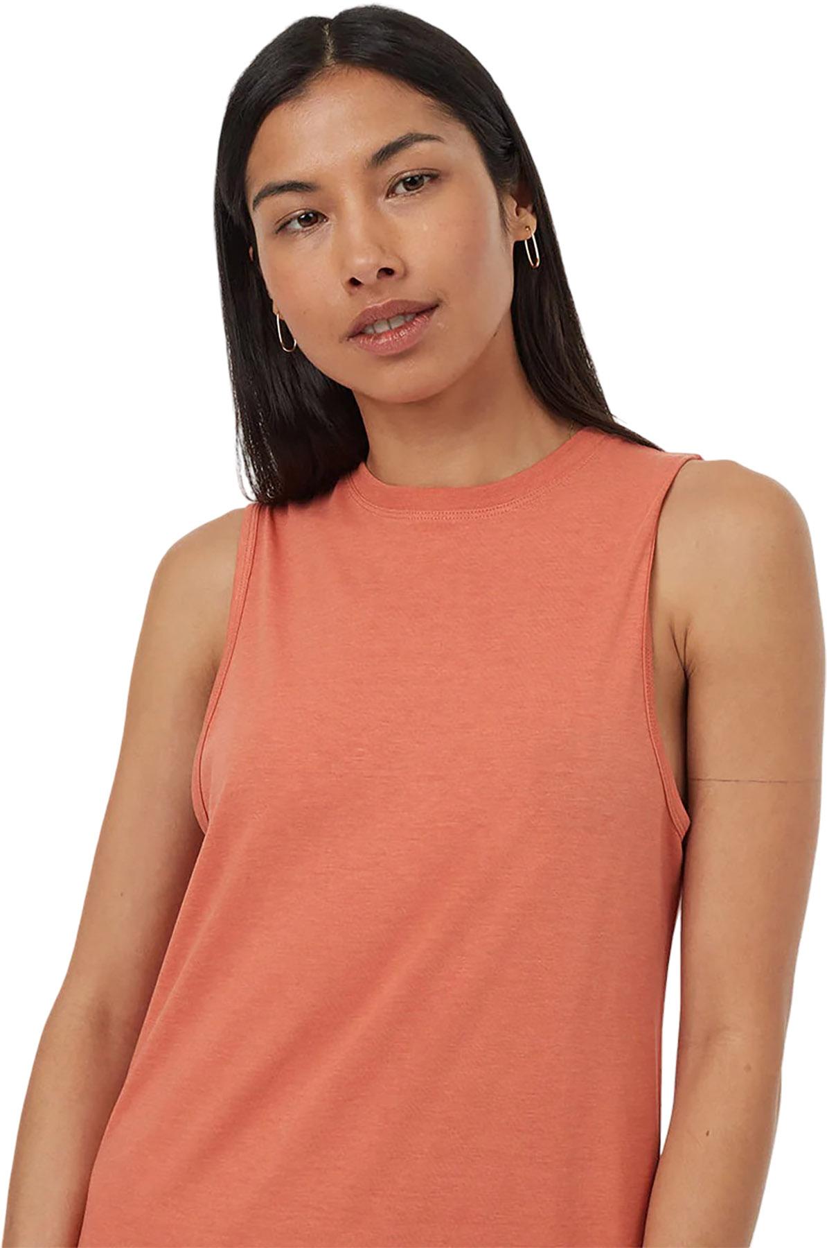 Product gallery image number 3 for product Mid-Length Knit Side Slit Tank Dress - Women's