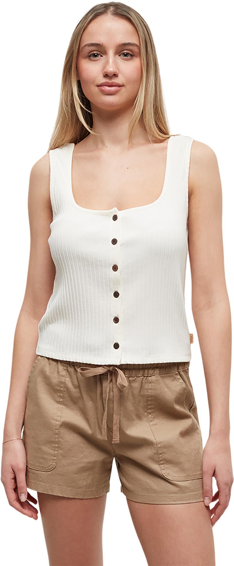 Product gallery image number 3 for product Rib Button Front Tank Top - Women's