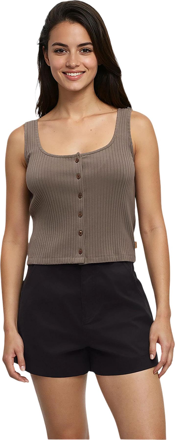 Product image for Rib Button Front Tank Top - Women's
