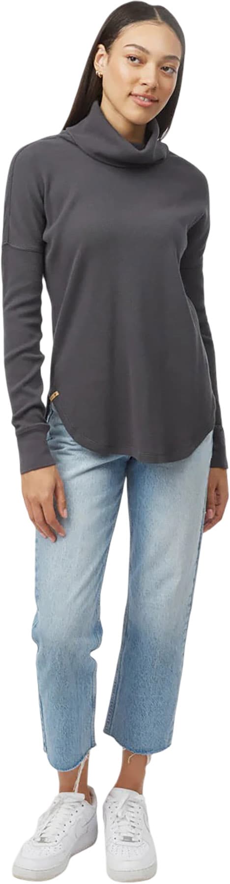 Product gallery image number 4 for product Treewaffle Turtleneck Longsleeve T-shirt - Women's