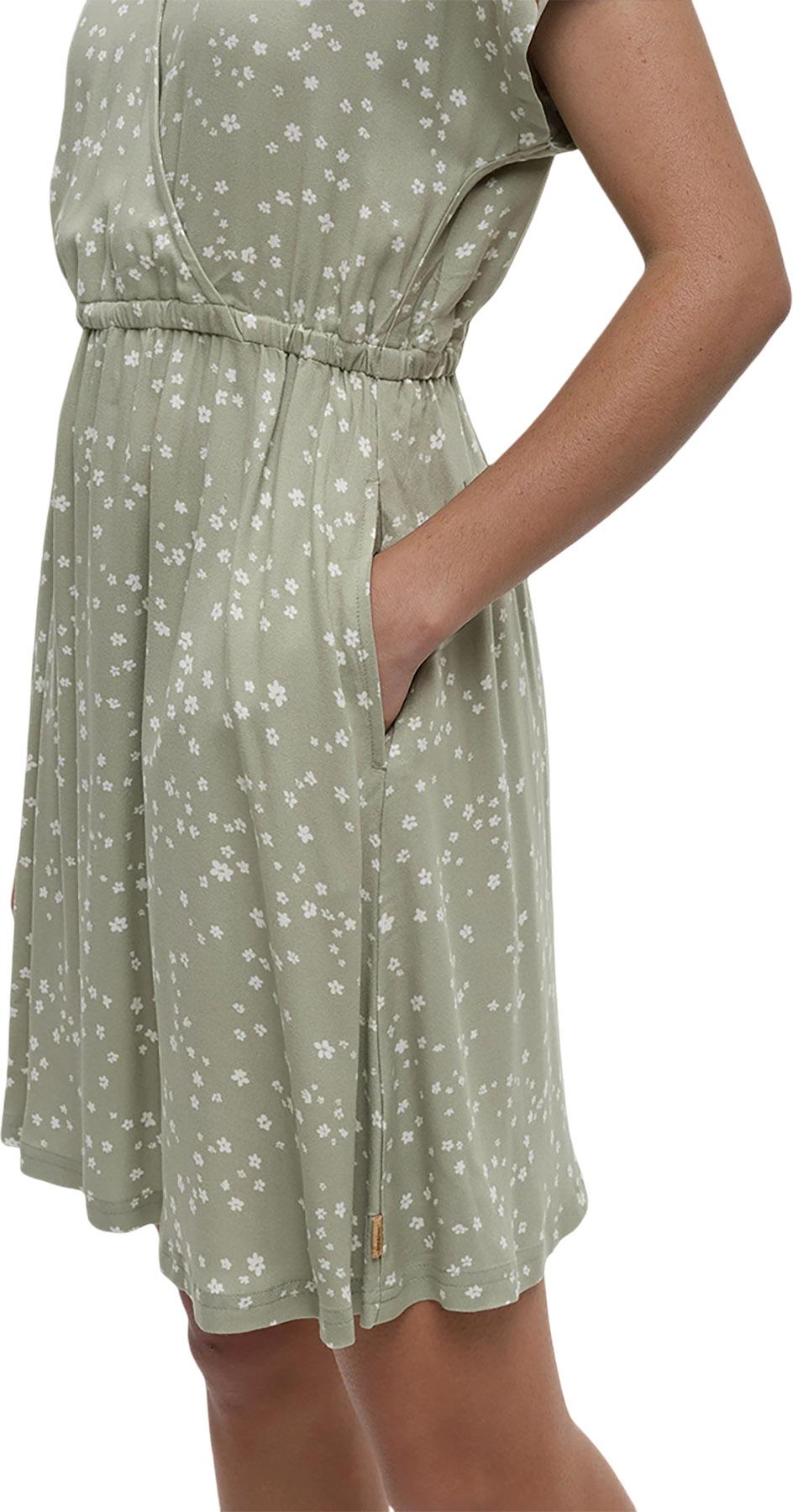 Product gallery image number 3 for product EcoWoven Crepe Wrap Front Dress - Women's