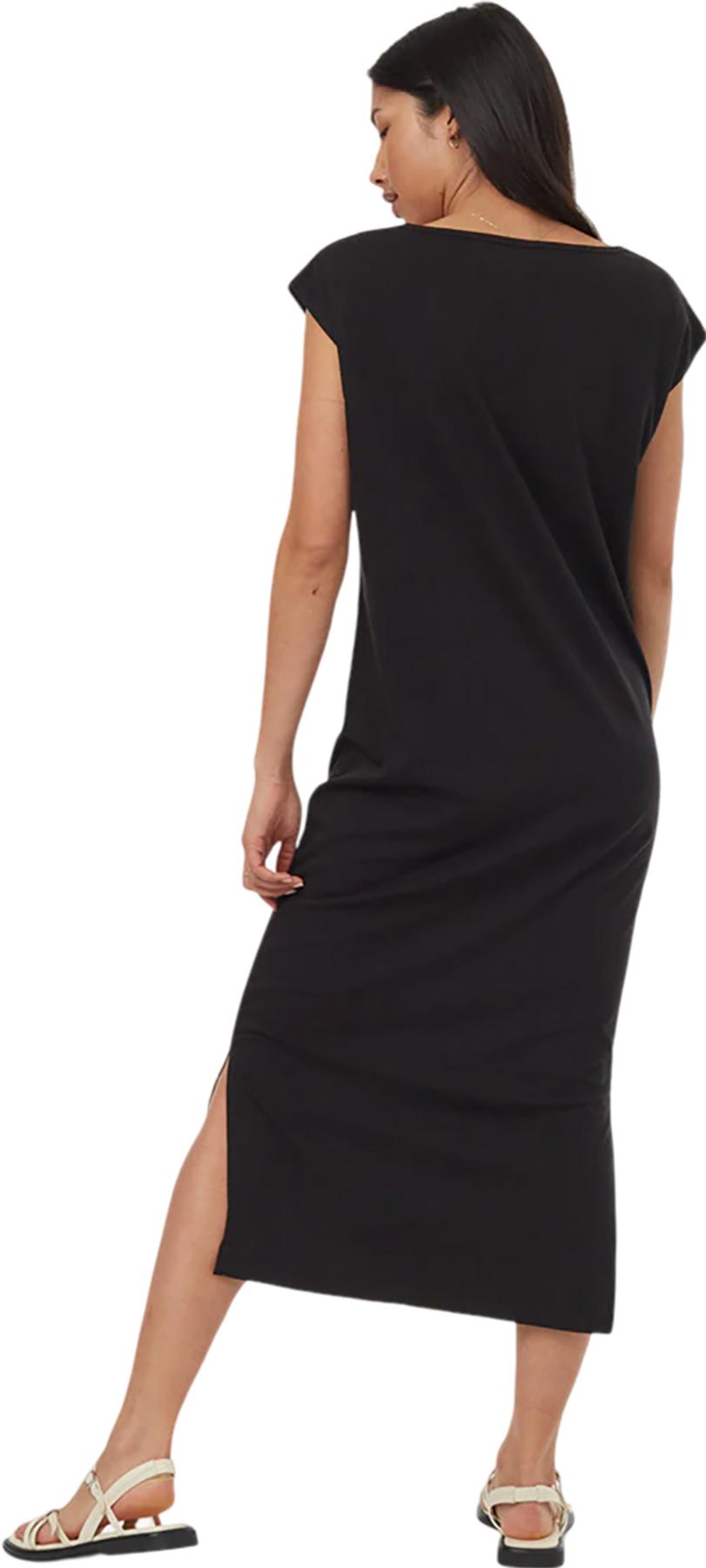 Numéro de l'image de la galerie de produits 5 pour le produit Robe mi-longue à col en V en tissu TreeBlend - Femme