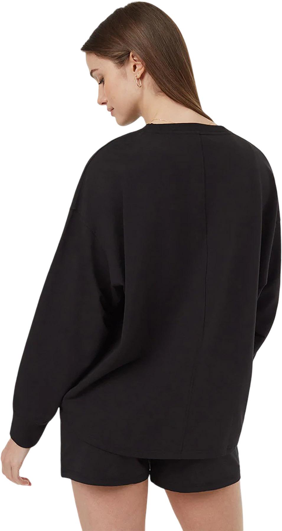 Product gallery image number 2 for product SoftTerry Light Seamed Fleece Sweatshirt - Women's