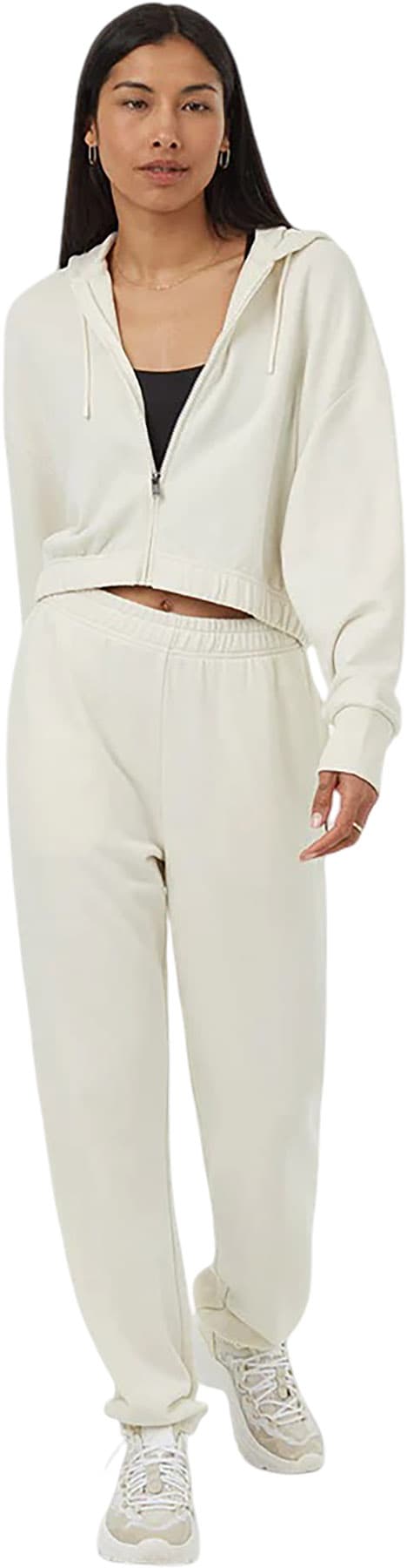 Product gallery image number 3 for product TreeTerry Oversized Cropped Zip Hoodie - Women's