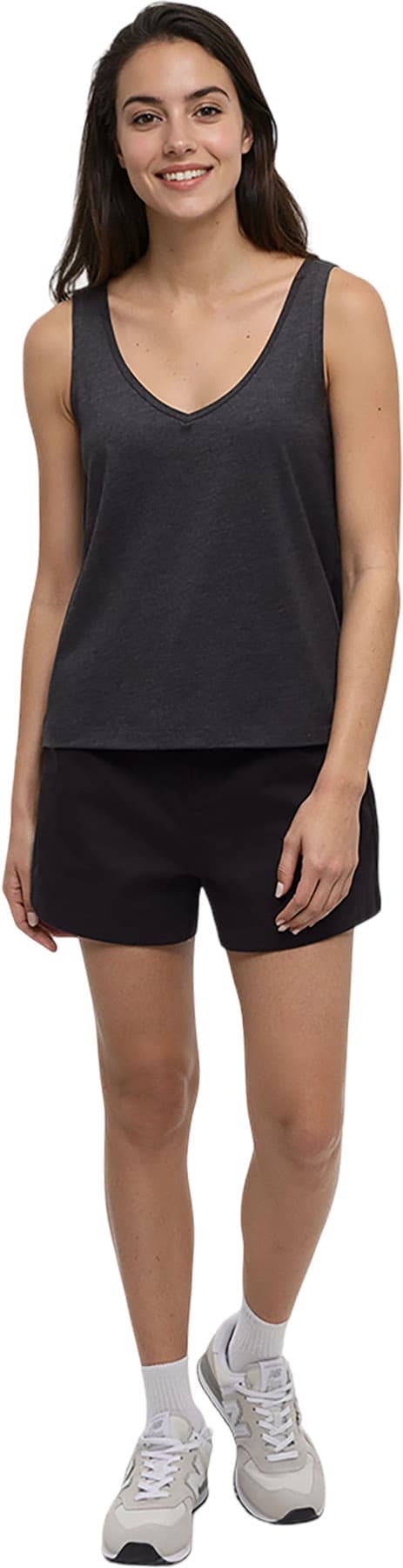 Product gallery image number 3 for product TreeBlend Double V Neck Tank Top - Women's