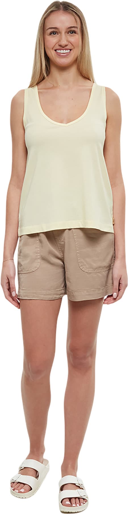 Product gallery image number 3 for product TreeBlend Double V Neck Tank Top - Women's