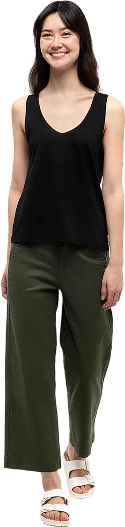 Product gallery image number 4 for product TreeBlend Double V Neck Tank Top - Women's