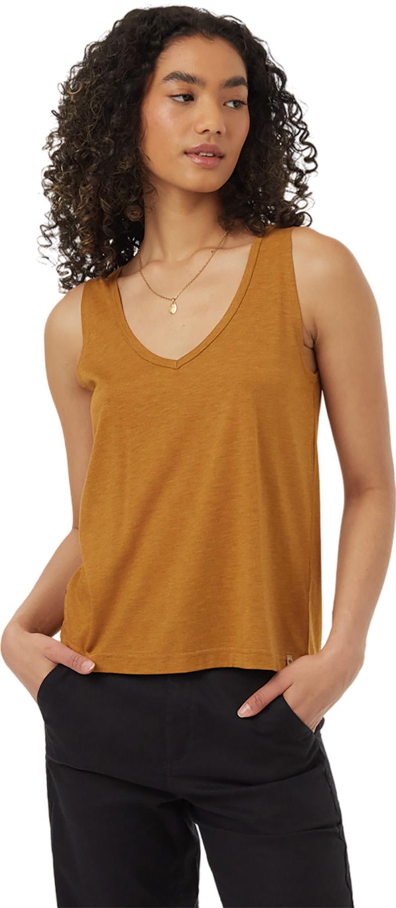 Product gallery image number 1 for product TreeBlend Double V Neck Tank Top - Women's