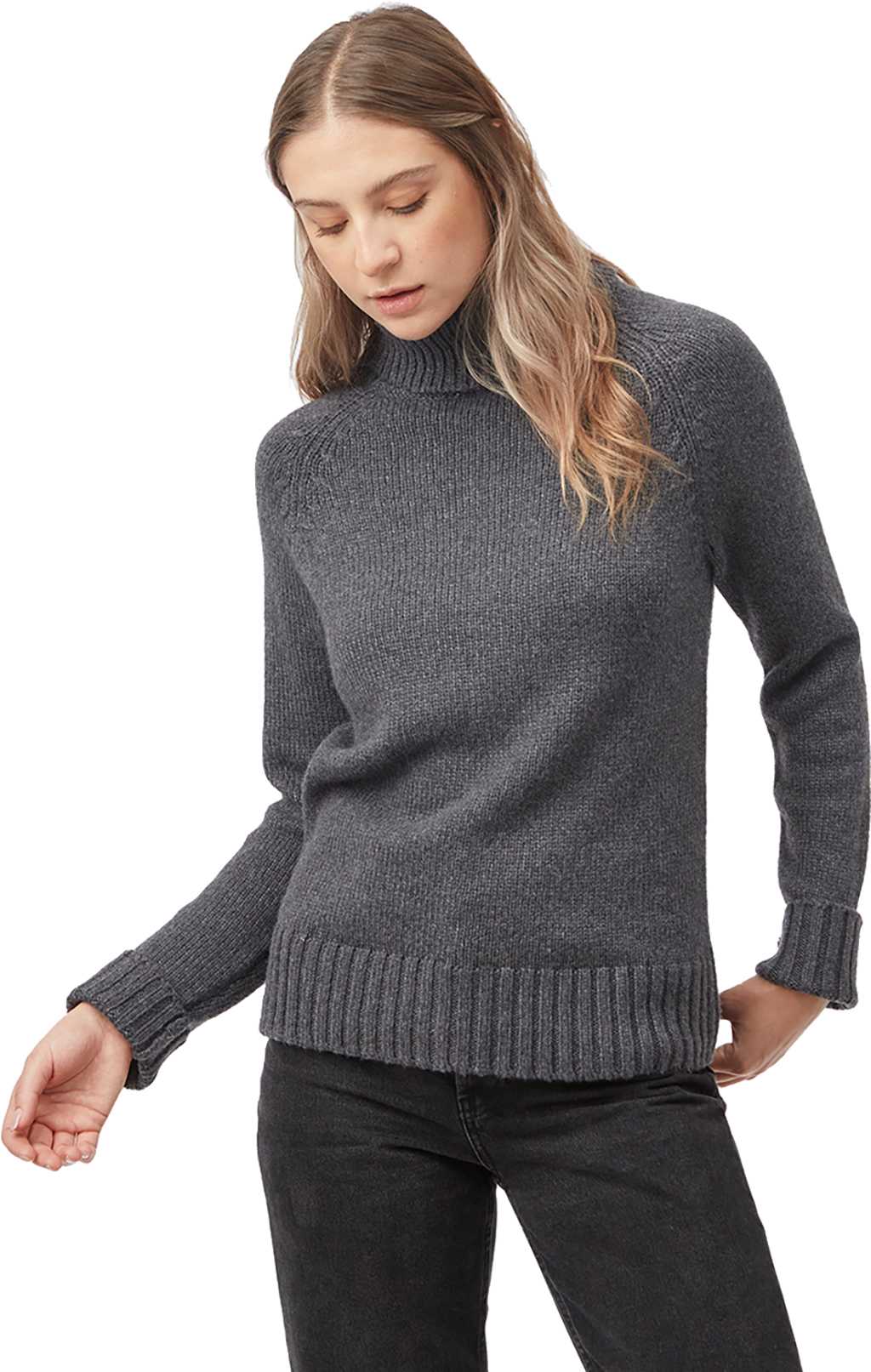 Image de produit pour Chandail à col roulé en laine Highline - Femme