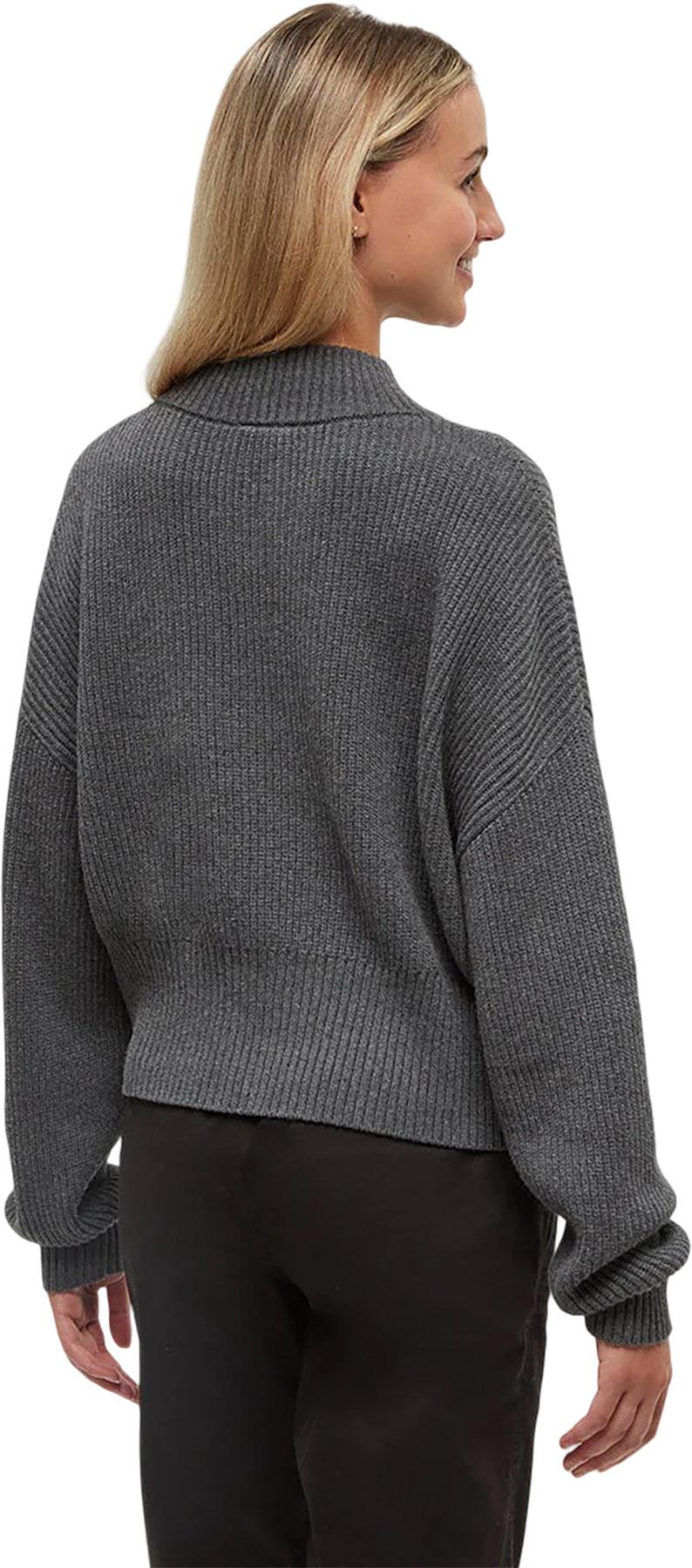 Product gallery image number 2 for product Highline 1/4 Zip Mock Neck Sweater - Women's