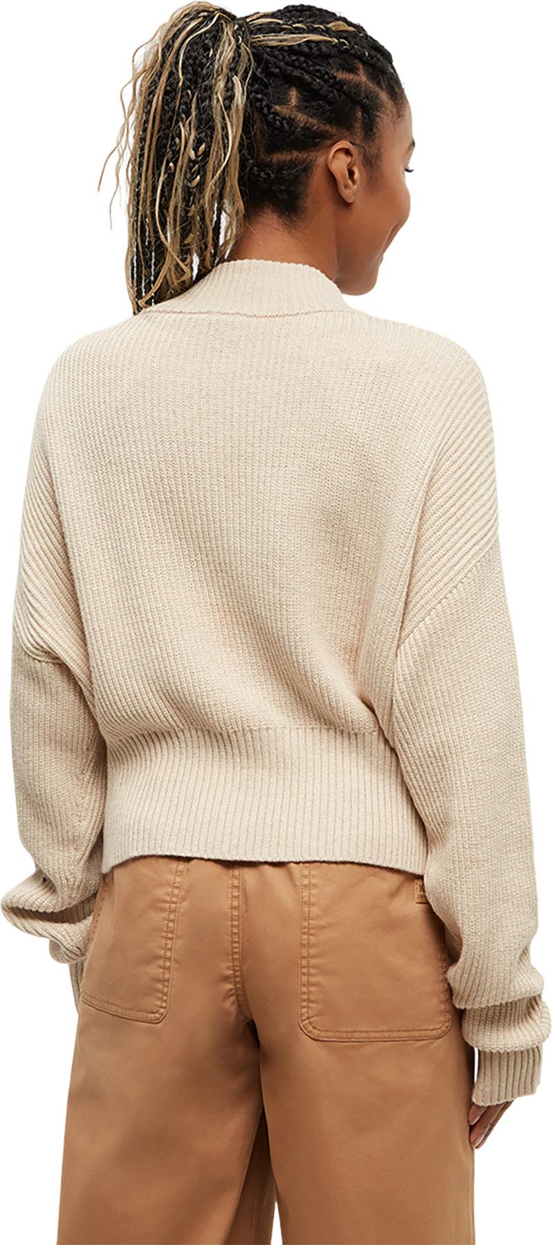 Product gallery image number 3 for product Highline 1/4 Zip Mock Neck Sweater - Women's