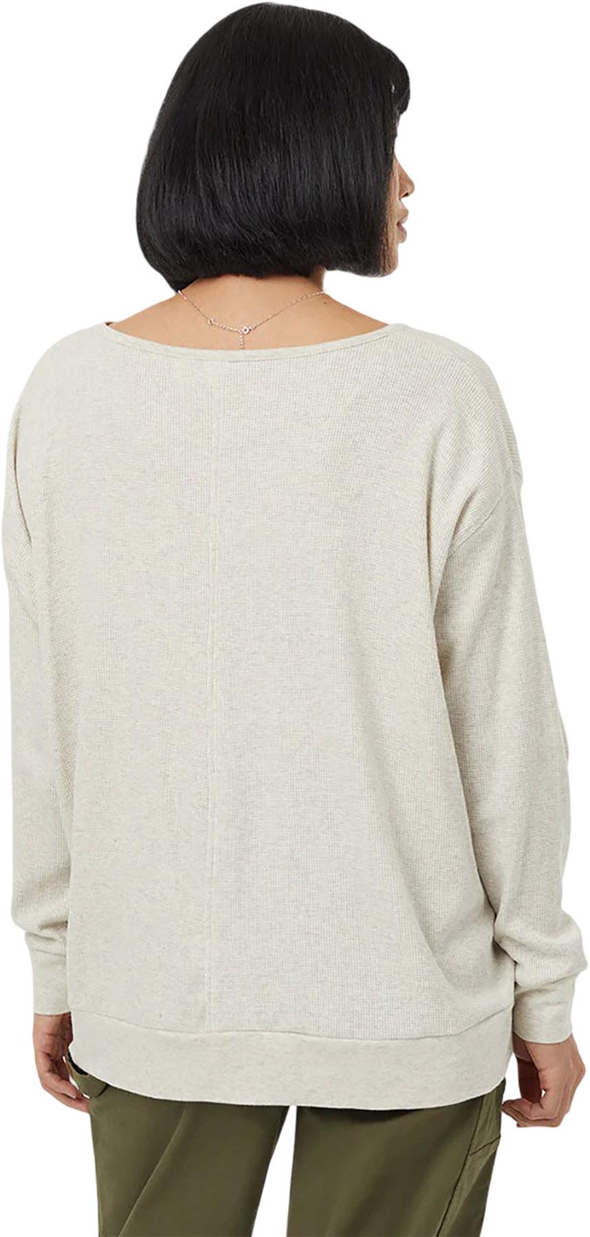 Product gallery image number 2 for product Meyer Waffle Knit V-Neck Longsleeve Top - Women's