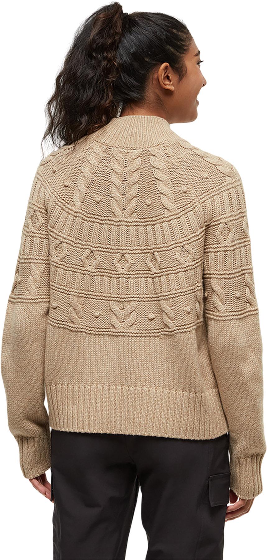 Product gallery image number 2 for product Highline Pom Mock Neck Sweater - Women's