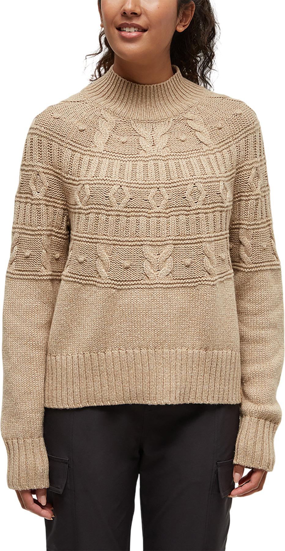 Product gallery image number 3 for product Highline Pom Mock Neck Sweater - Women's