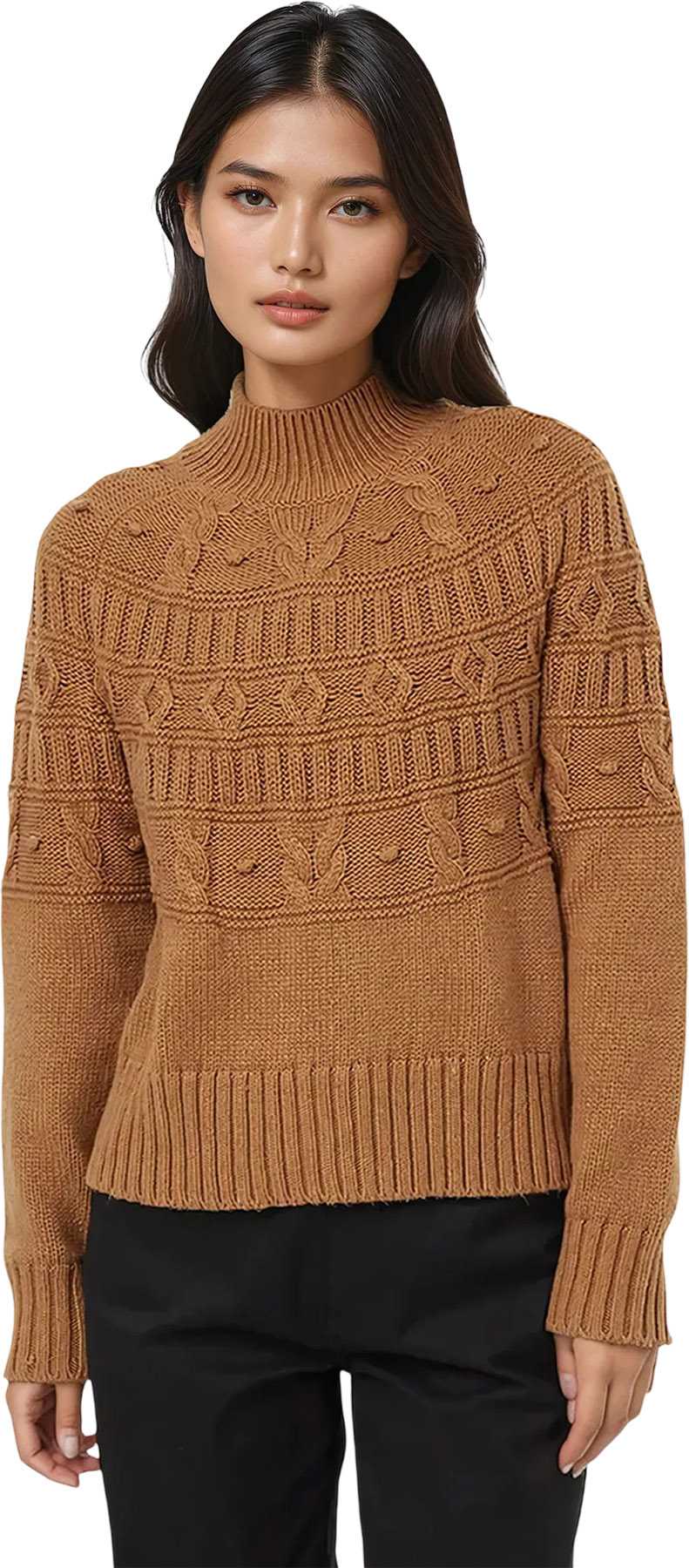 Image de produit pour Chandail à col montant Highline Pom - Femme