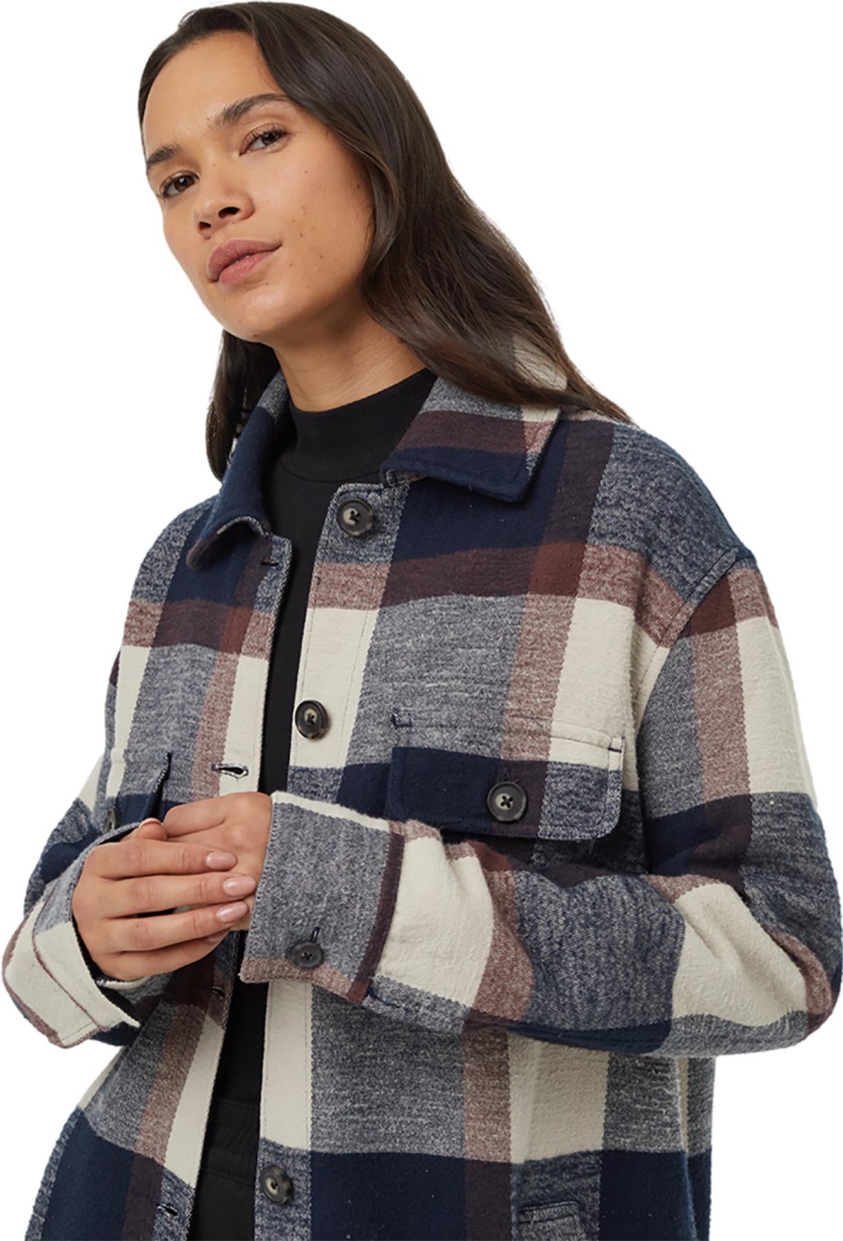 Product gallery image number 3 for product Heavy Weight Flannel Long Jacket - Women's