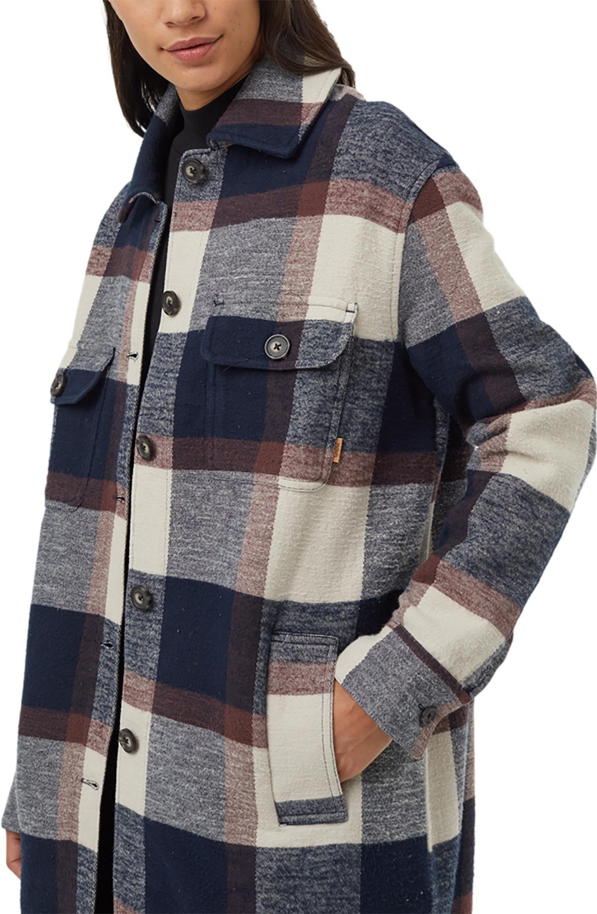 Product gallery image number 4 for product Heavy Weight Flannel Long Jacket - Women's