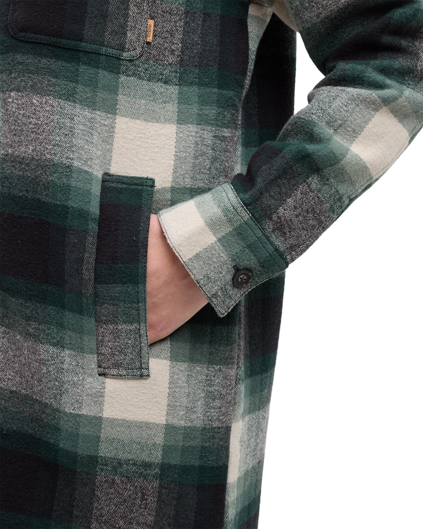 Numéro de l'image de la galerie de produits 4 pour le produit Manteau long en flanelle épais - Femme