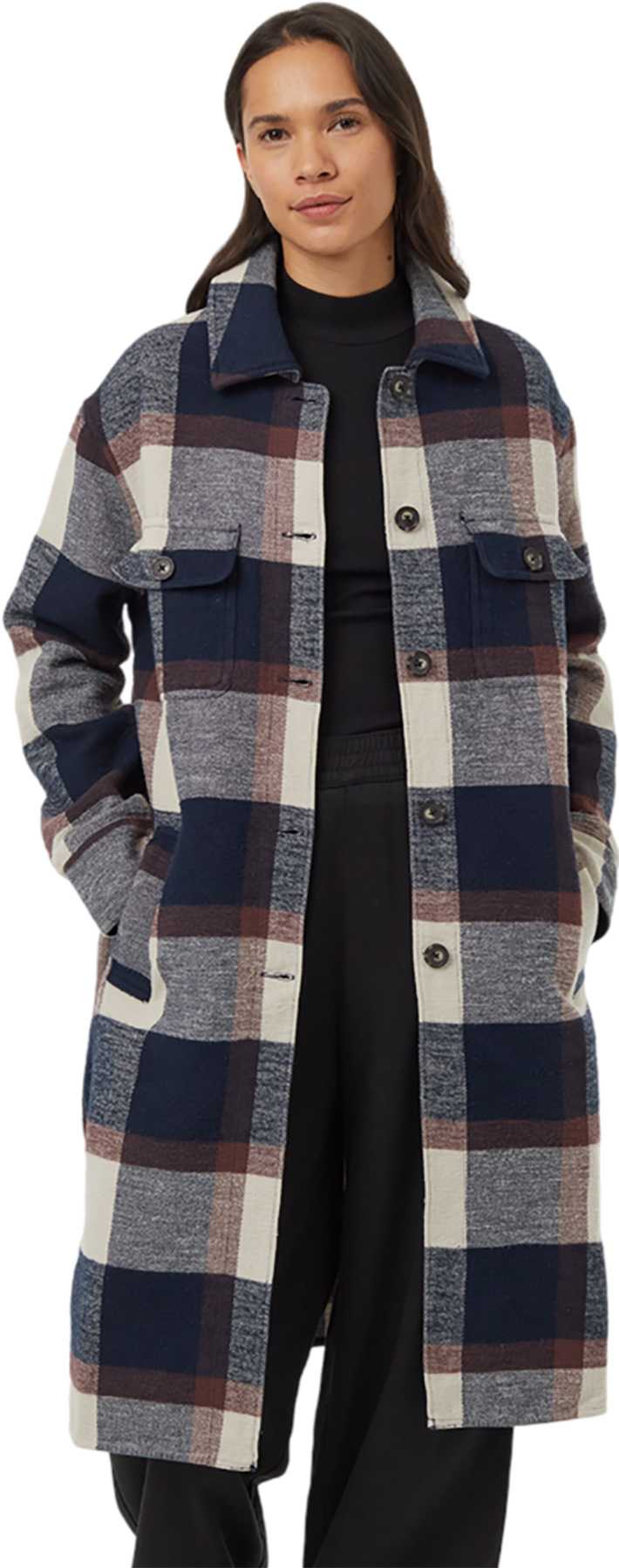 Product image for Heavy Weight Flannel Long Jacket - Women's