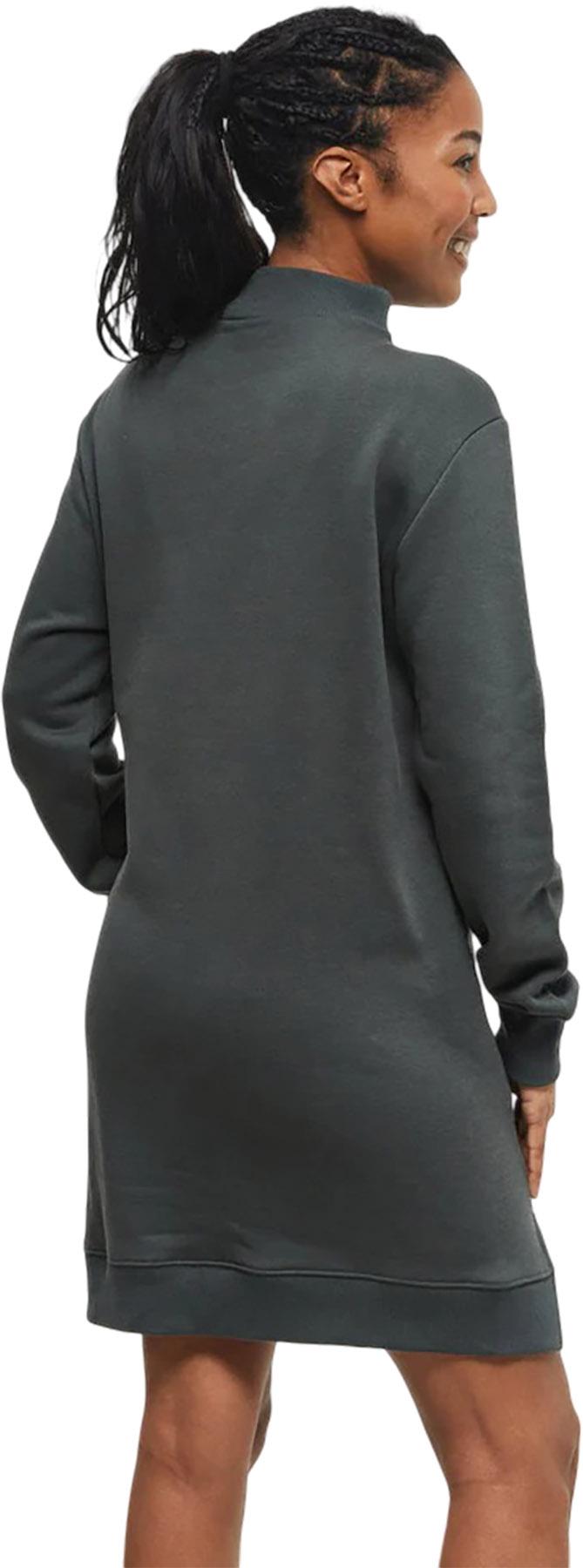 Product gallery image number 2 for product TreeFleece Mock Neck Sweatshirt Dress - Women's
