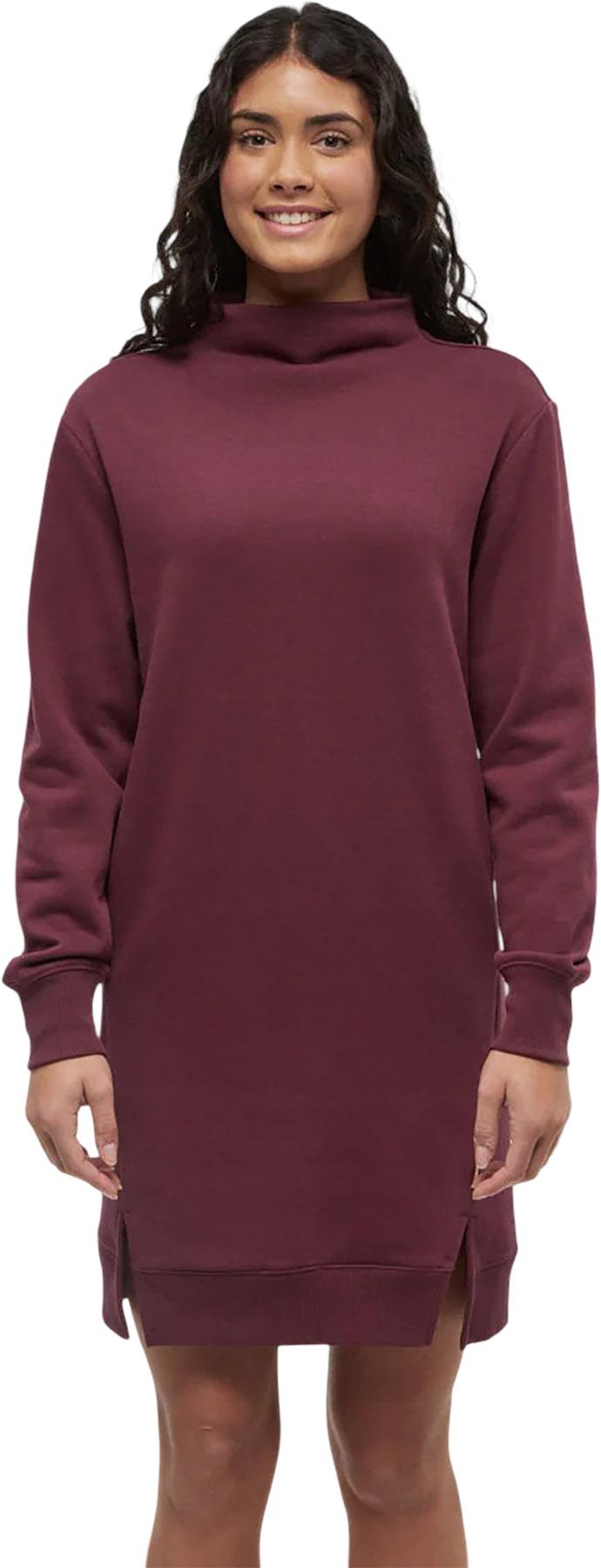 Product gallery image number 4 for product TreeFleece Mock Neck Sweatshirt Dress - Women's