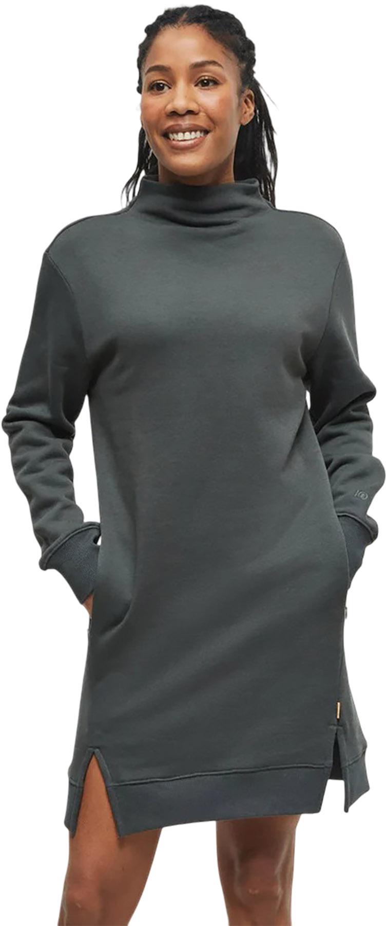Product gallery image number 4 for product TreeFleece Mock Neck Sweatshirt Dress - Women's